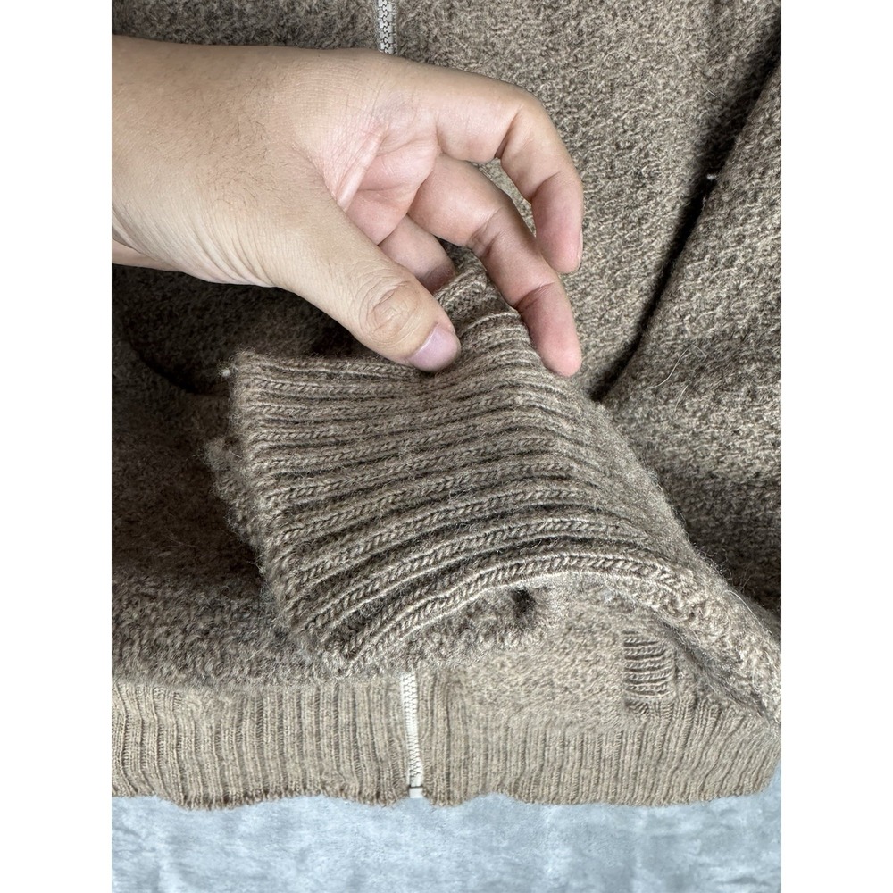 Vintage LL Bean 100% Wool Full Zip Sweater‎ Womens XL 90s USA Western Utility - Picture 10 of 15